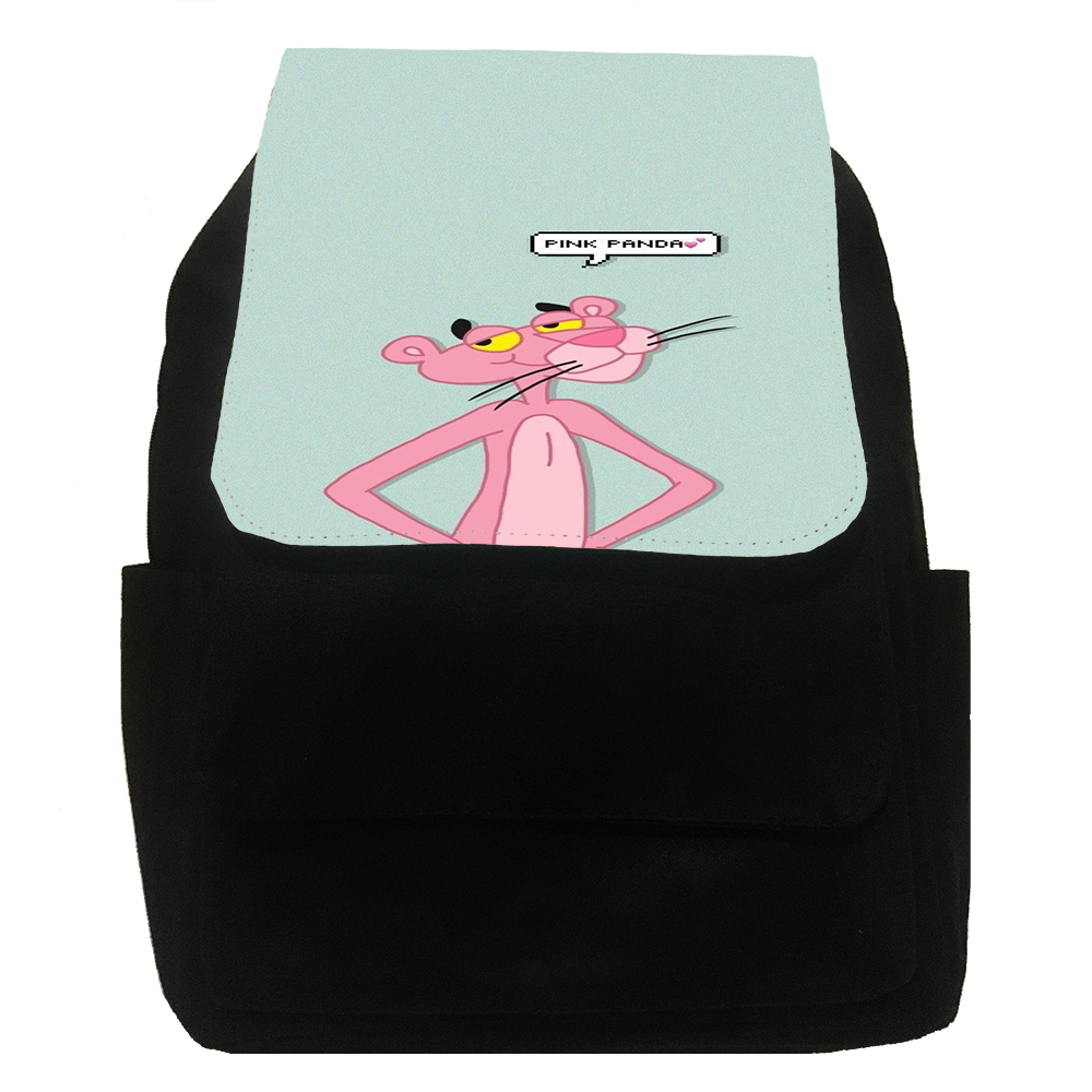 کوله پشتی طرح پلنگ صورتی کد  pp9