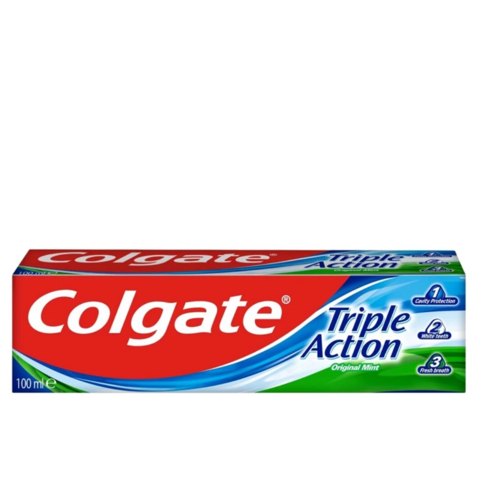خمیردندان کلگیت مدل triple action 123 حجم 100 میلی لیتر