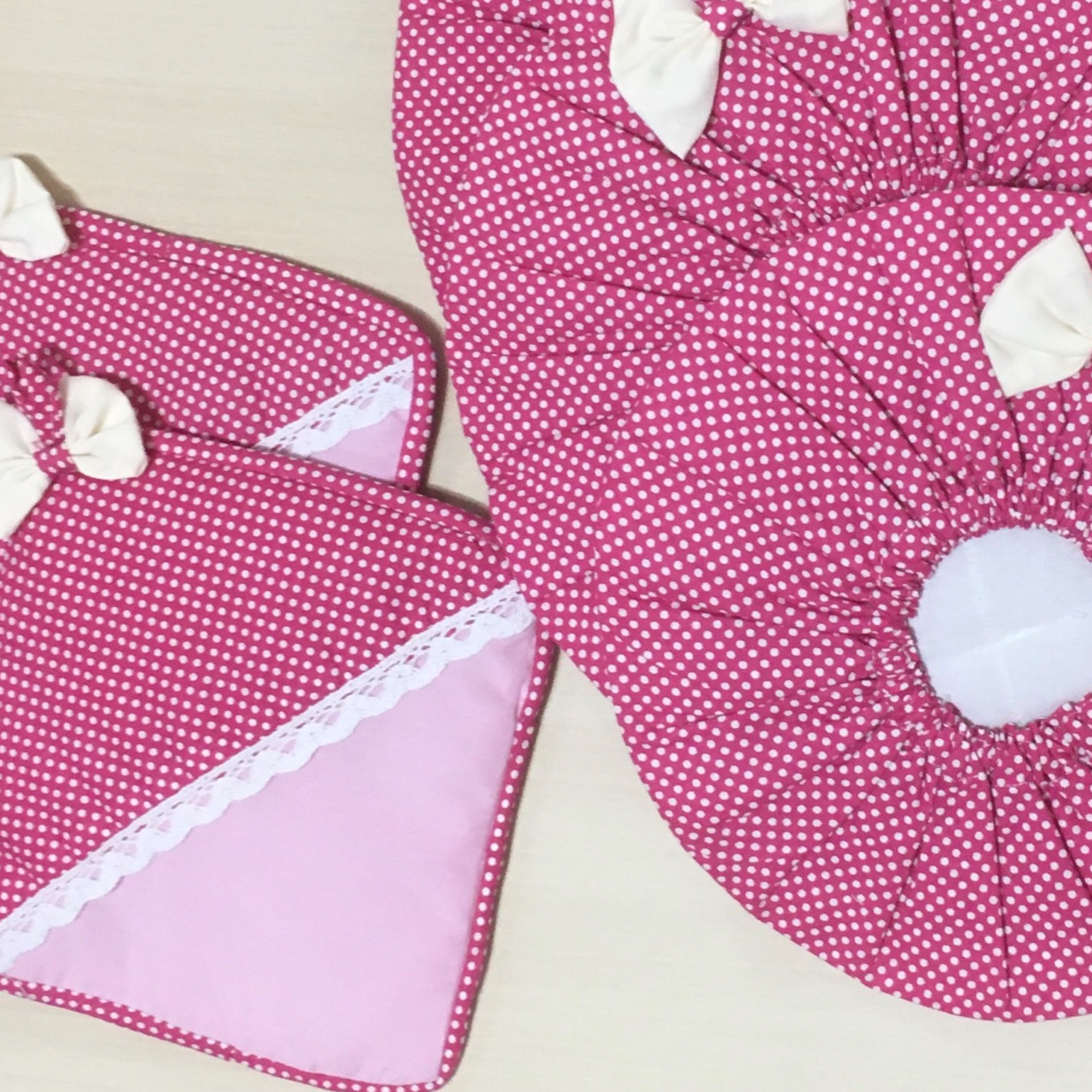  سرویس آشپزخانه بلوط صورتی خالدار5تیکه