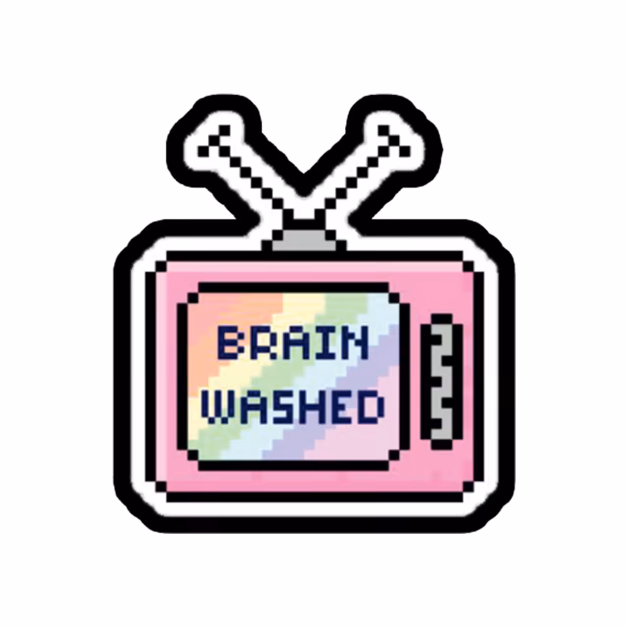 استیکر طرح Brain Washed