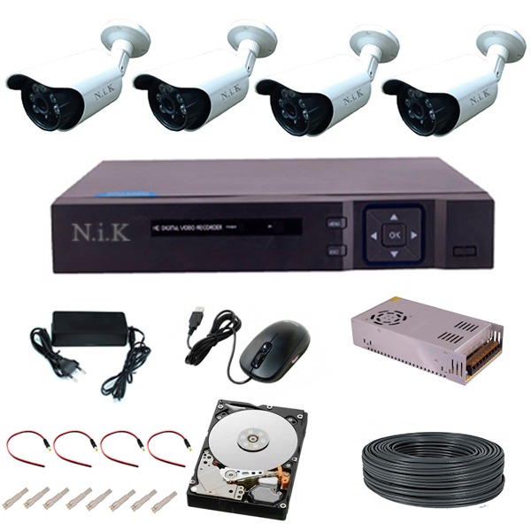 سیستم امنیتی ان آی کی مدل AHD 4B99 _ 2MP