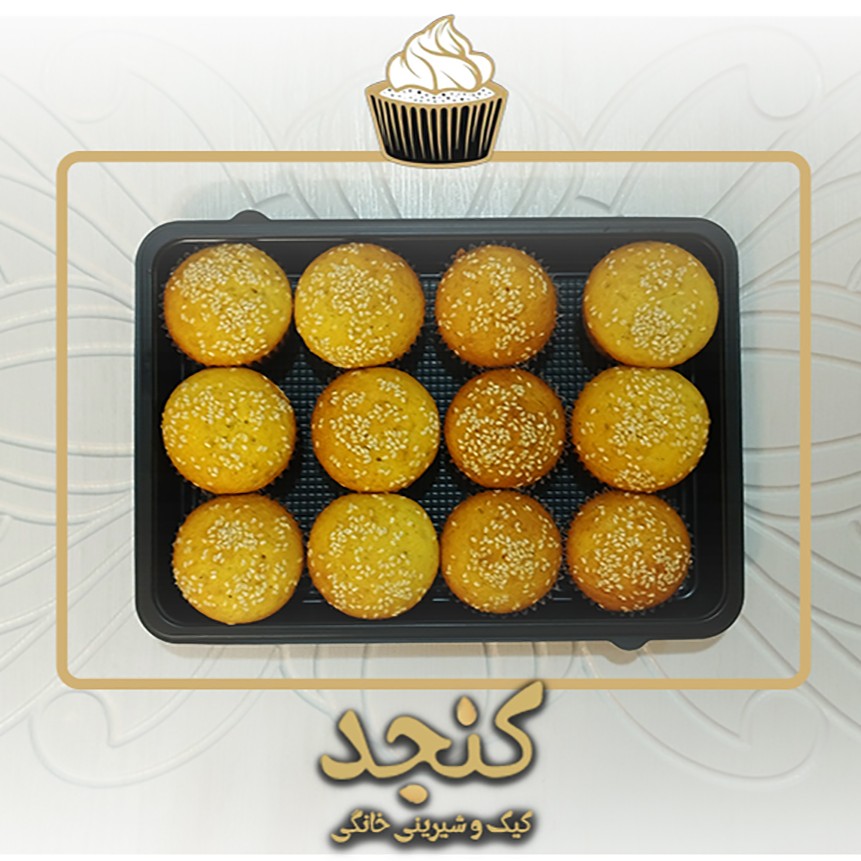 کیک یزدی خانگی، بسته 12 عددی، 371 گرم