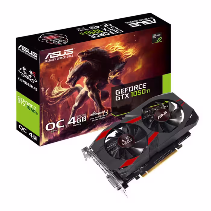 کارت گرافیک ایسوس CERBERUS GTX 1050 TI O4G