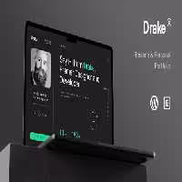 Drake دریک قالب نمونه کار شخصی وردپرس