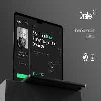 Drake دریک قالب نمونه کار شخصی وردپرس