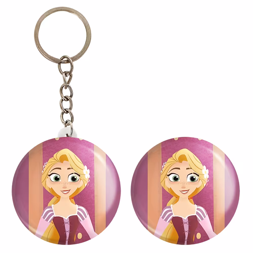 پیکسل خندالو مدل  راپونزل گیسو کمند کد 13738 به همراه جاکلیدی