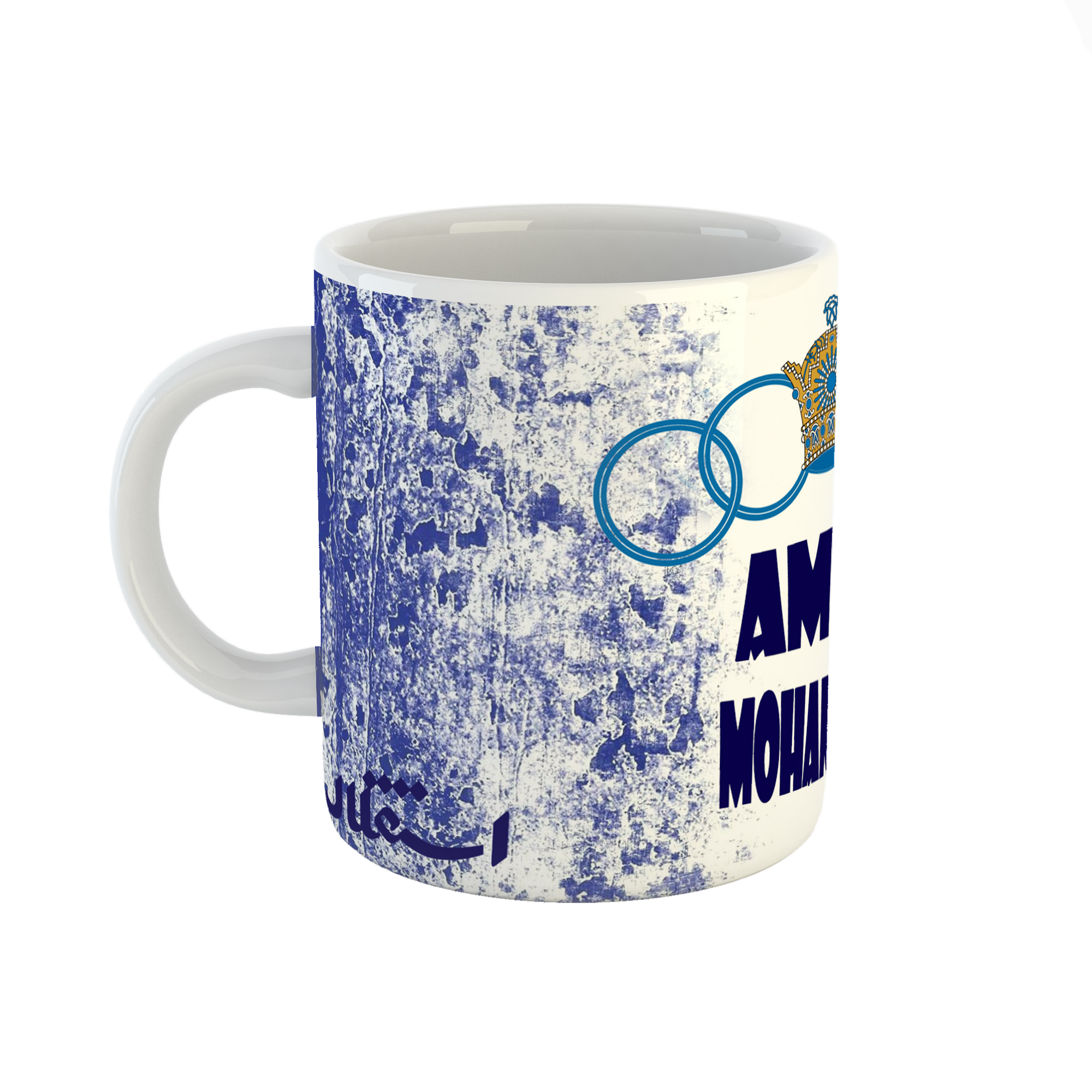 ماگ طرح اسم امیرمحمد مدل تیم استقلال کد 424