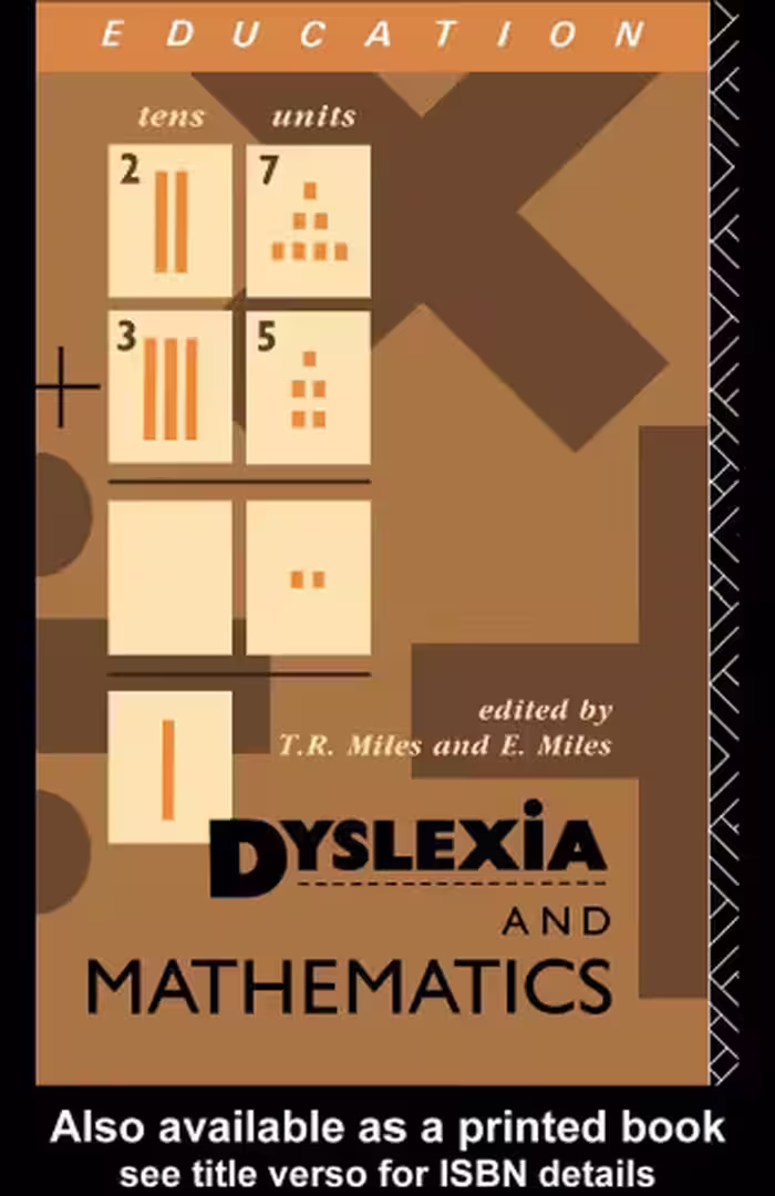خرید و دانلود نسخه کامل کتاب Dyslexia and Mathematics