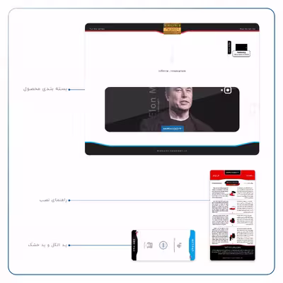 برچسب پوششی ماهوت مدل Elon Musk مناسب برای تبلت سامسونگ Galaxy Tab S4 10.5 2018 T835