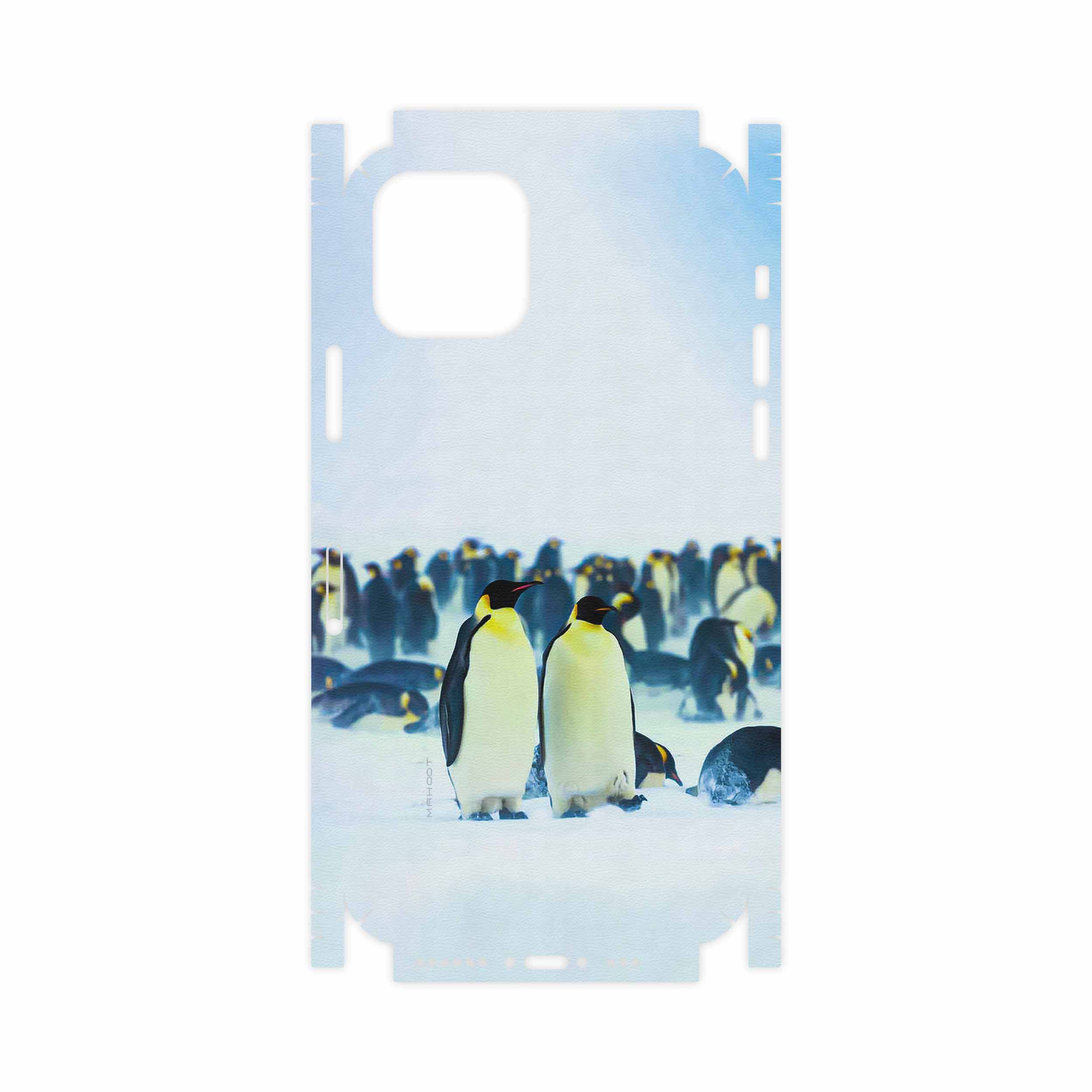 برچسب پوششی ماهوت مدل Penguin-FullSkin مناسب برای گوشی موبایل اپل iPhone 11 Pro