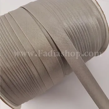 اریب ساتن طوسی خاکی کمرنگ