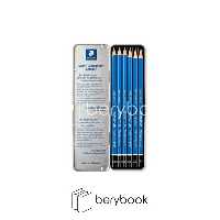 staedtler / استدلر / لوموگراف / ست طراحی / 6 تایی / جعبه فلزی