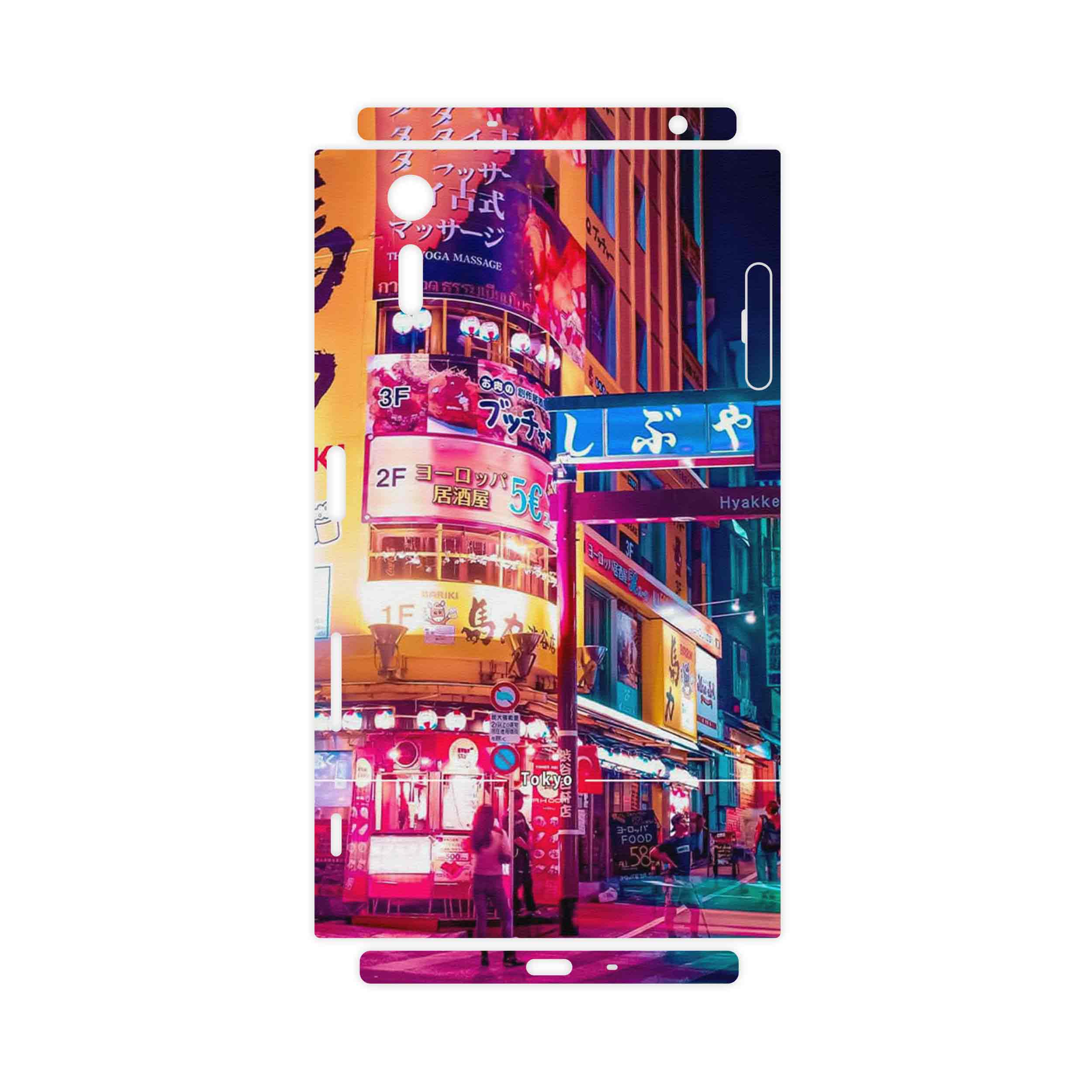برچسب پوششی ماهوت مدل Tokyo City-FullSkin مناسب برای گوشی موبایل سونی Xperia XZ