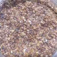 کنجد قهوه ای شسته شده تمیز