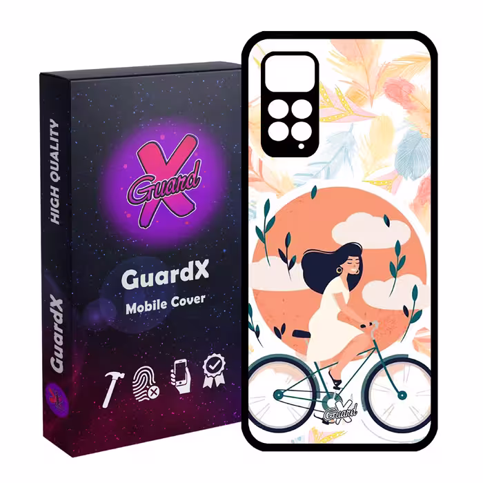 کاور گارد ایکس طرح Girl مدل Glass10340 مناسب برای گوشی موبایل شیائومی Redmi Note 11 Pro 4G/5G