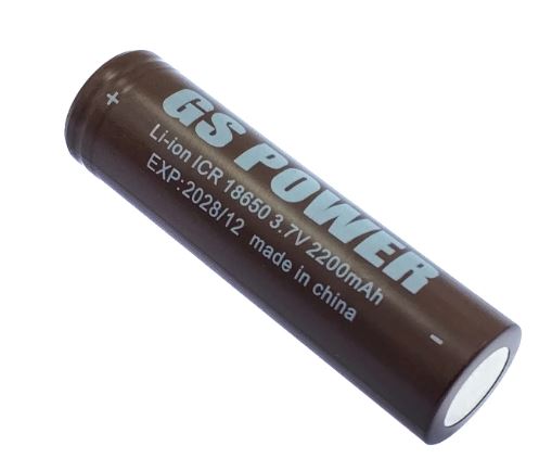 باتری لیتیوم یون 18650 تک سلول 37 ولت 2200mAH
