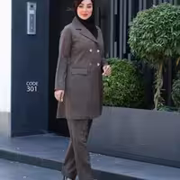 مانتو شلوار اداری زنانه دیپلمات پرشیاسایزبزرگ از سایز 40تا54
