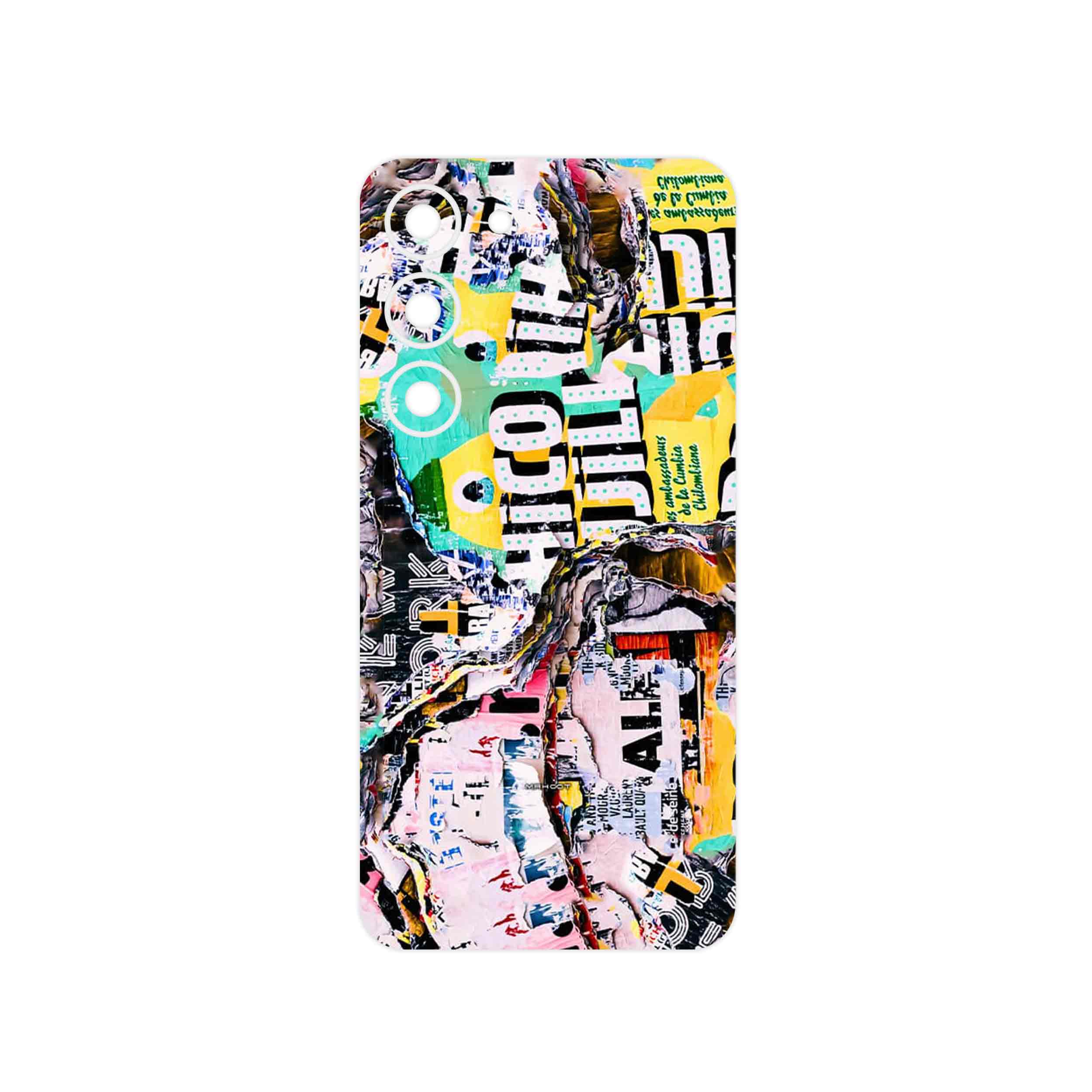 برچسب پوششی ماهوت مدل Collage of Teared Paper مناسب برای گوشی موبایل سامسونگ Galaxy S23