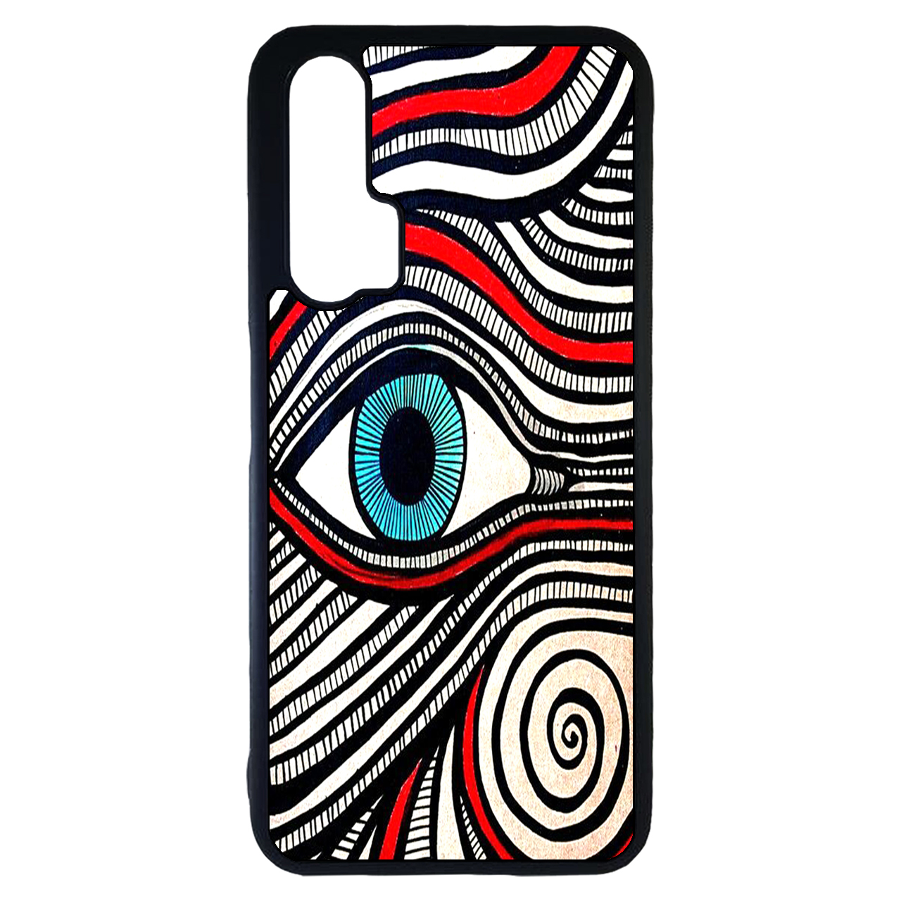 کاور طرح چشم کد 1146 مناسب برای گوشی موبایل هوآوی nova 5t