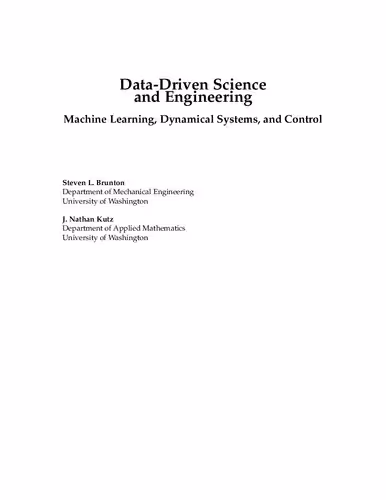 خرید و دانلود نسخه کامل کتاب Data driven science and engineering