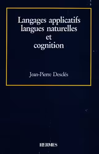 خرید و دانلود نسخه کامل کتاب Langages applicatifs, langues naturelles et cognition