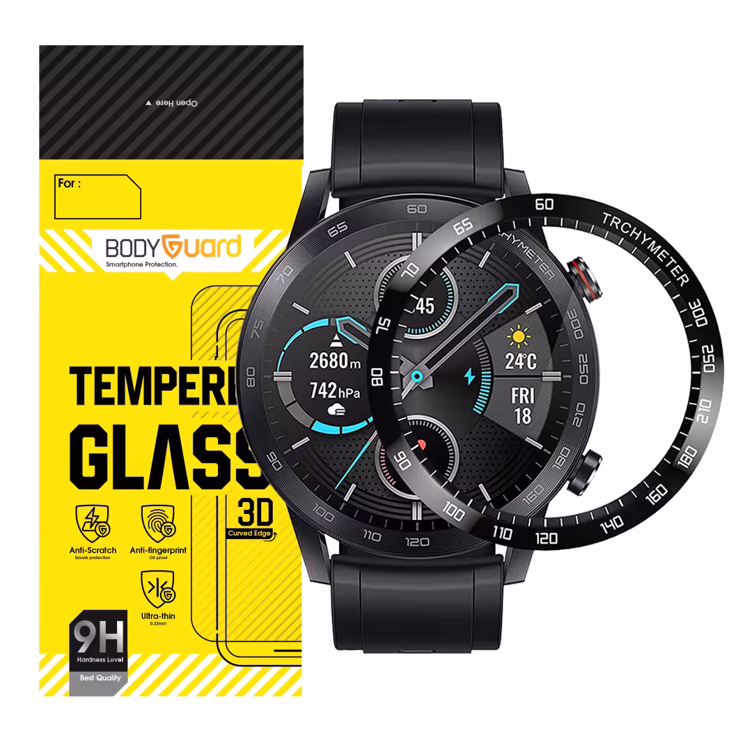 محافظ صفحه نمایش بادیگارد مدل PMMA مناسب برای ساعت هوشمند آنر MagicWatch 2 46 mm