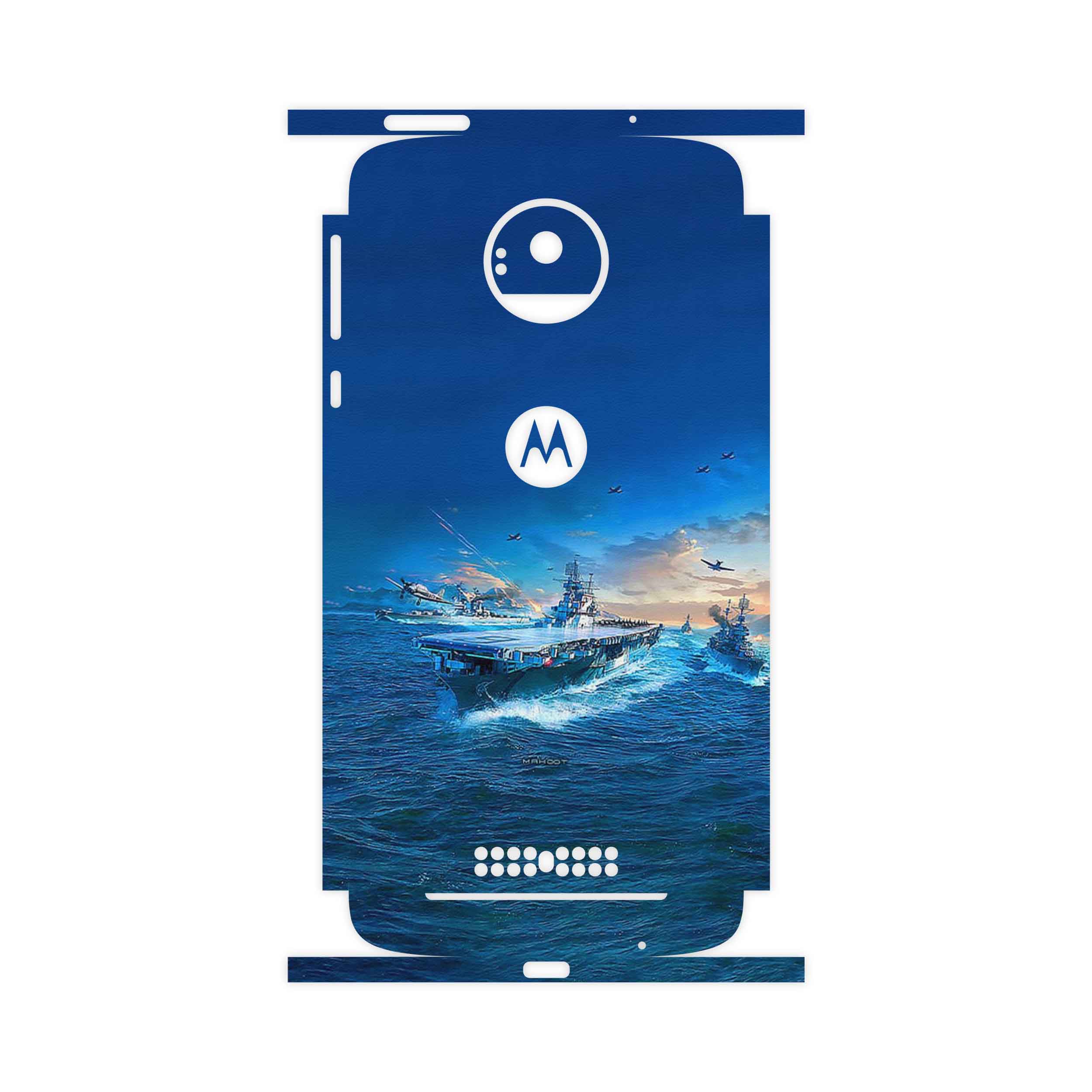 برچسب پوششی ماهوت مدل Warship-FullSkin مناسب برای گوشی موبایل موتورولا Moto Z
