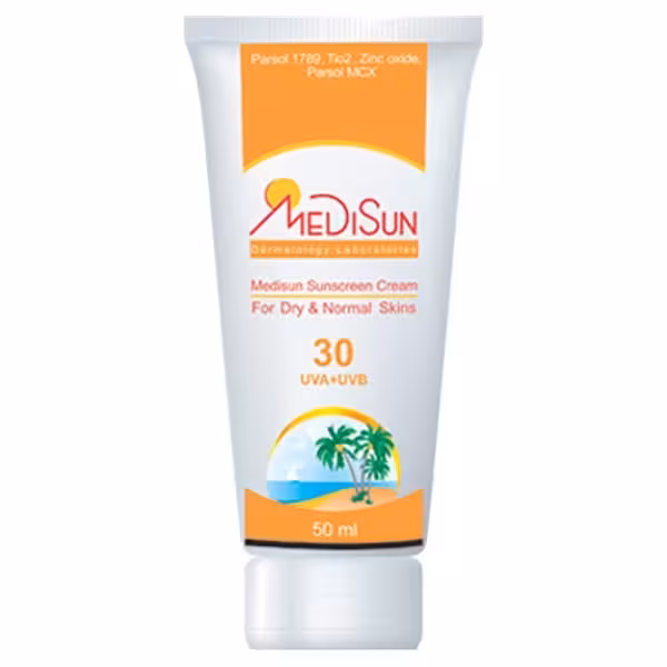 کرم ضد آفتاب مدیسان SPF30 حجم 50 میلی لیتر