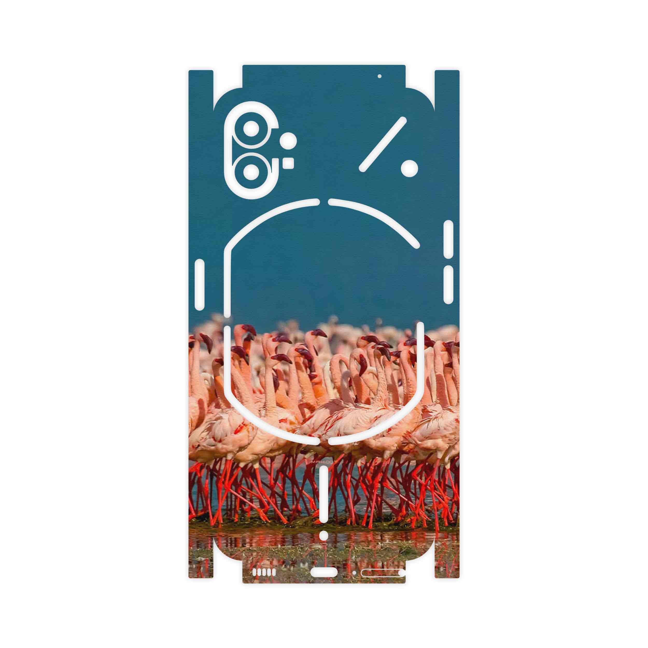 برچسب پوششی ماهوت مدل Flamingo-FullSkin مناسب برای گوشی موبایل ناتینگ Phone 1