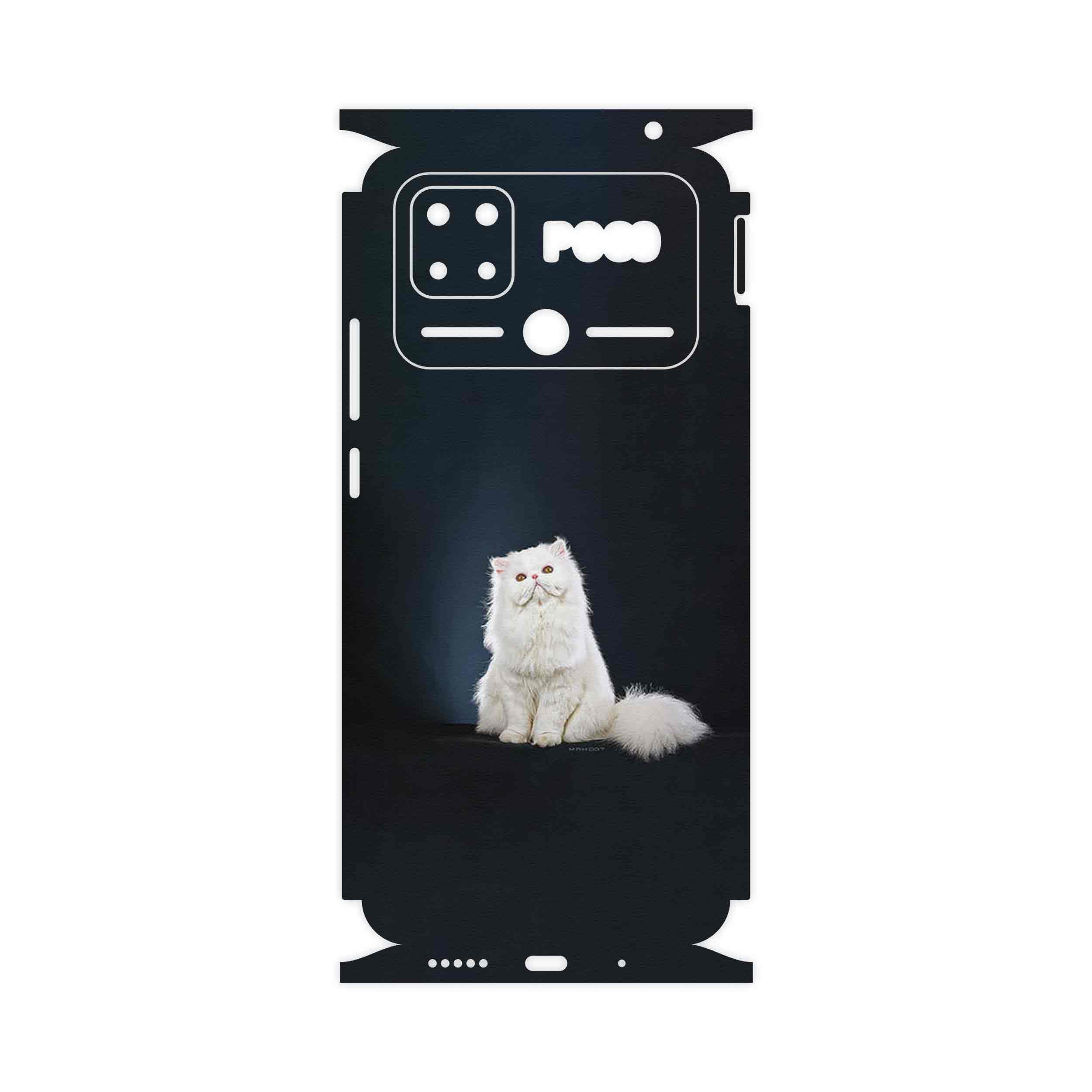 برچسب پوششی ماهوت مدل Persian_cat-FullSkin مناسب برای گوشی موبایل شیائومی Poco C40