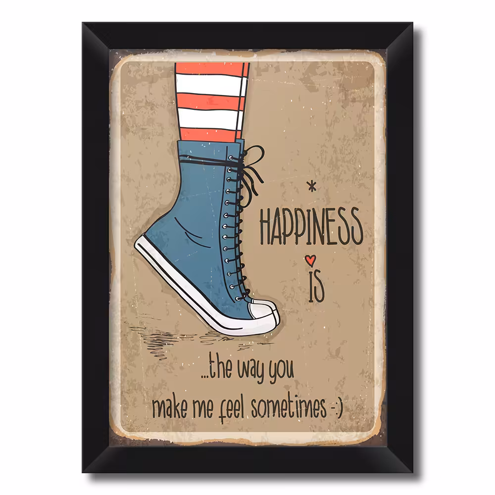تابلو فنچ آرت طرح Happiness کد GPH283-A