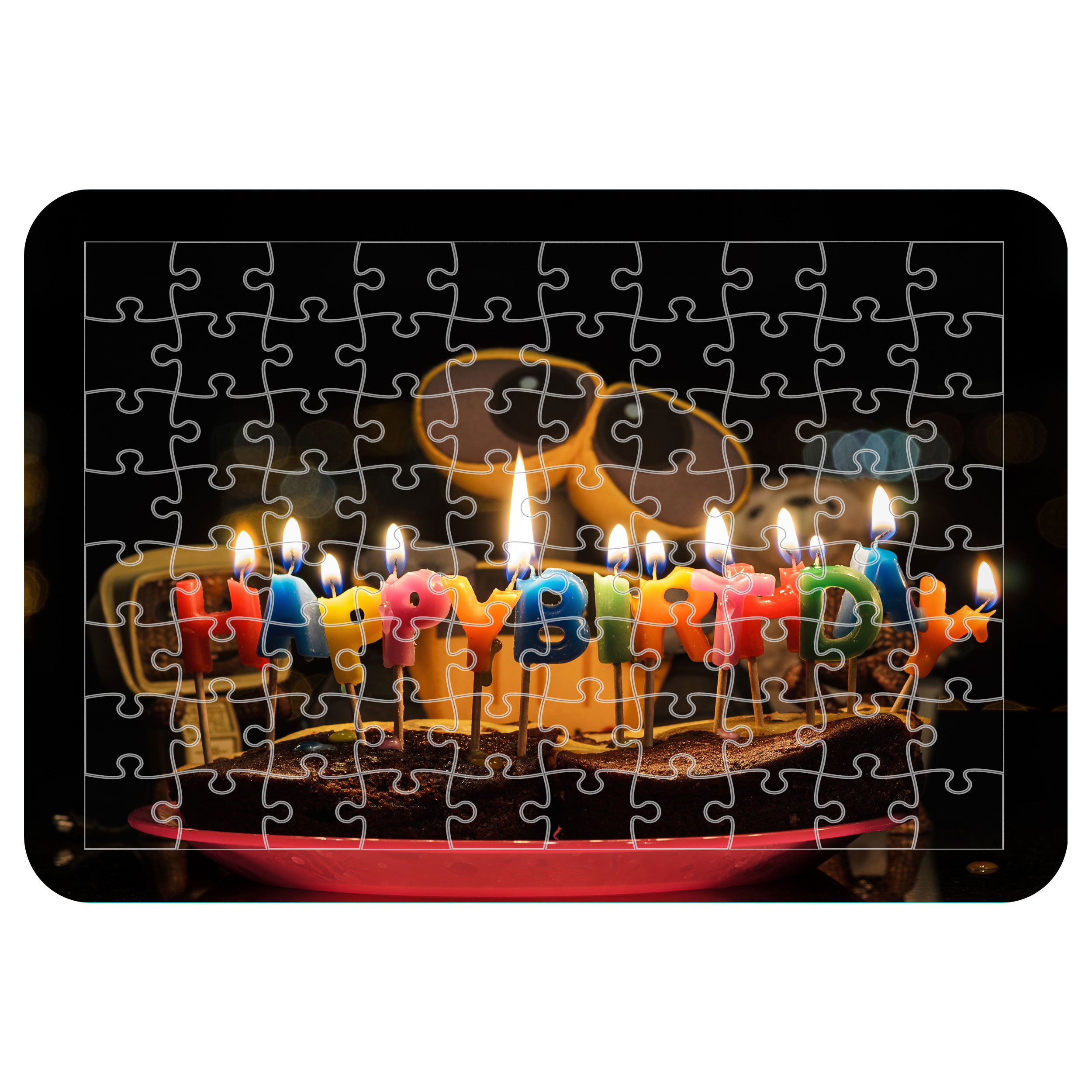 پازل 54 تکه اطلس آبی طرح کارتون ET  مدل P1588