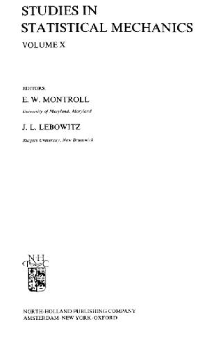 خرید و دانلود نسخه کامل کتاب Nonequilibrium phenomena 1: the Boltzmann equation