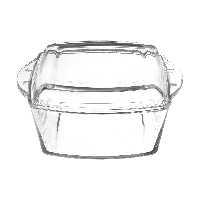 ظرف سرو شیشه و بلور اصفهان مدل پردیس کد 777