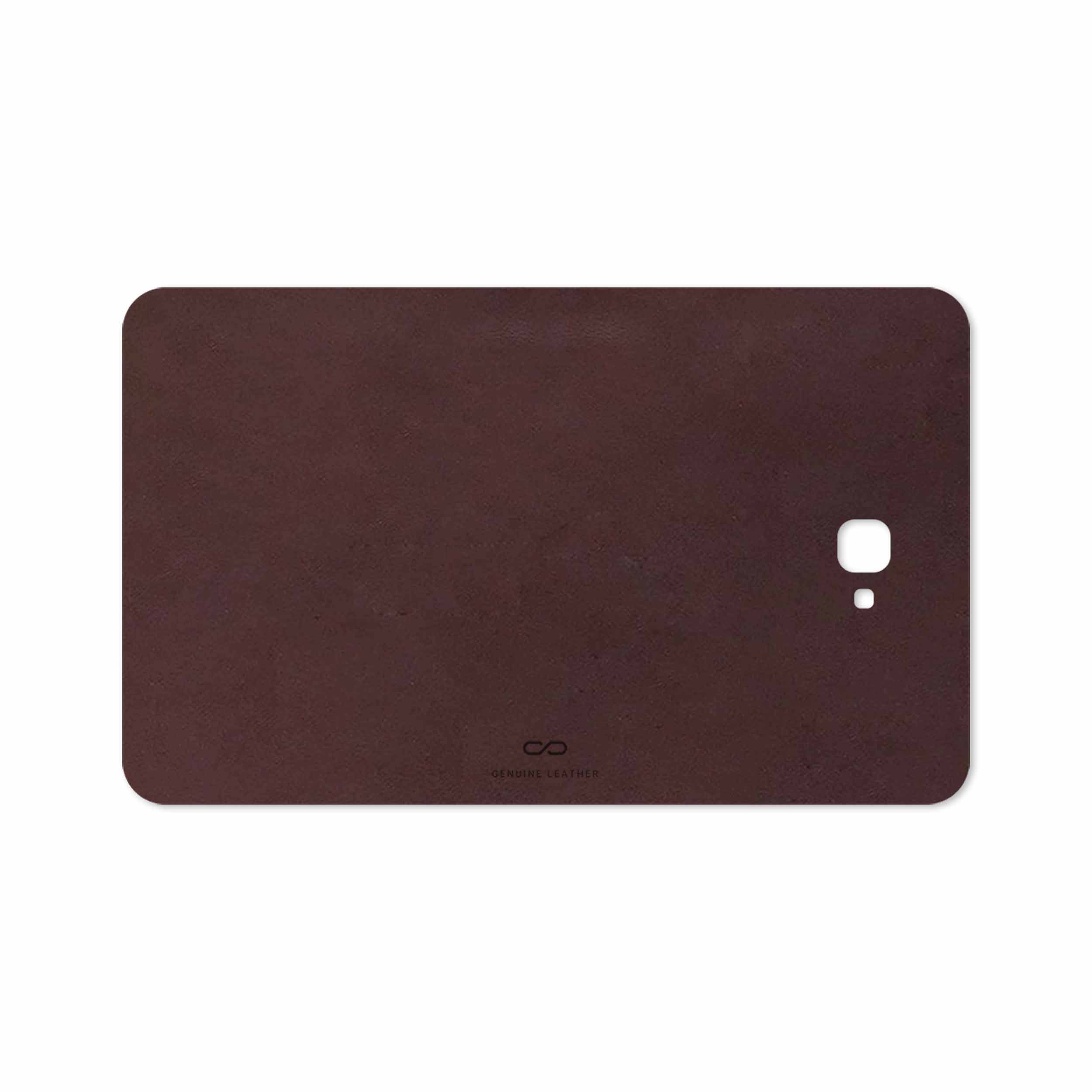 برچسب پوششی ماهوت مدل Matte-Dark-Brown-Leather مناسب برای تبلت سامسونگ Galaxy Tab A 10.1 2016 T580