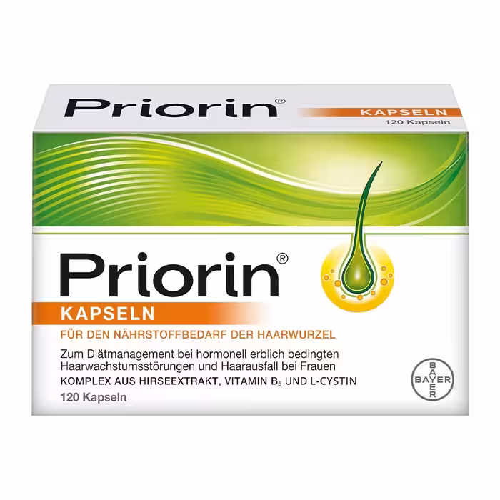 کپسول پریورین Priorin Bayer تقویت رشد مو و جلوگیری از ریزش مو – 120 عدد