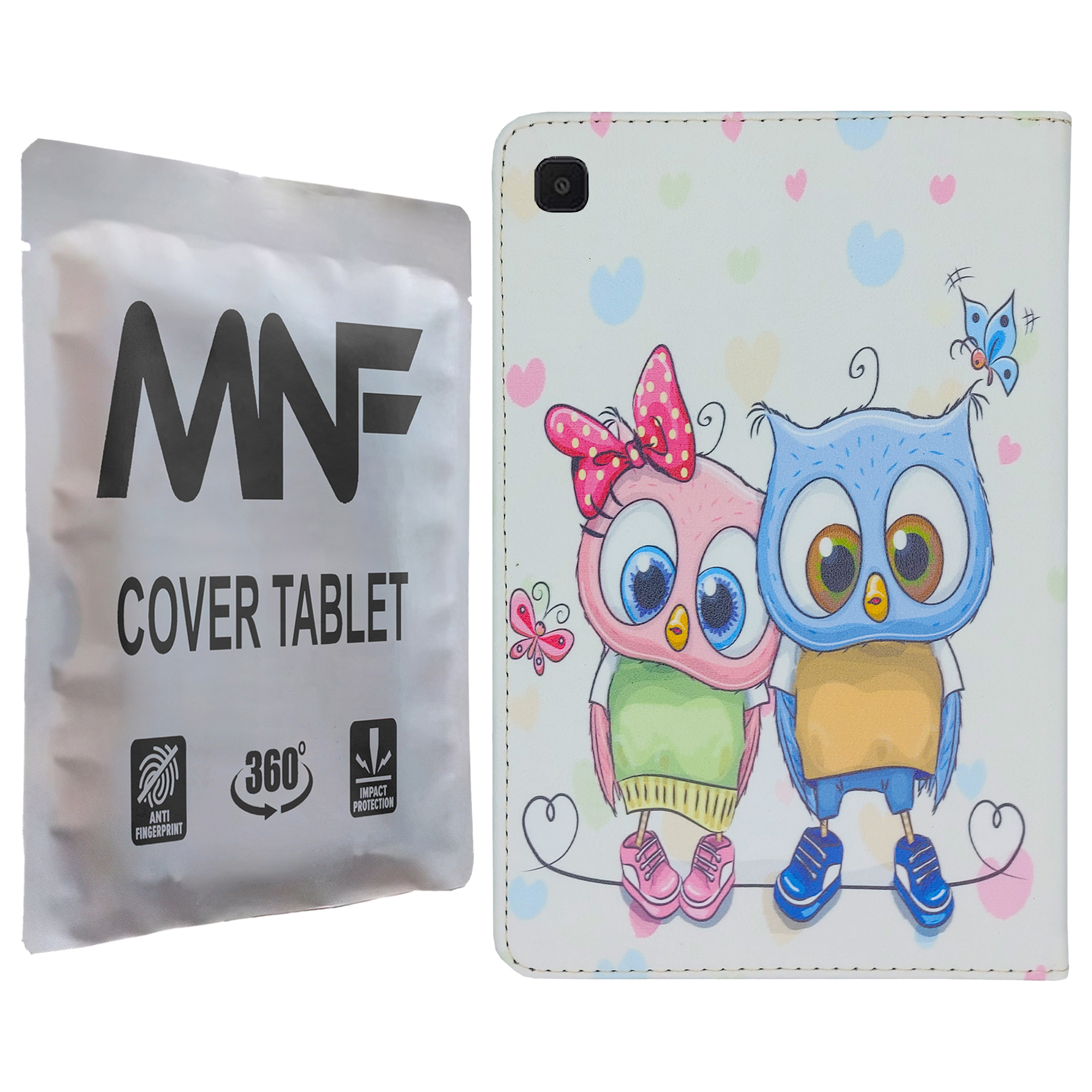 کیف کلاسوری ام ان اف طرح دخترانه جغد فانتزی کد M-265 مناسب برای تبلت سامسونگ Galaxy Tab S6 Lite P610 / P615