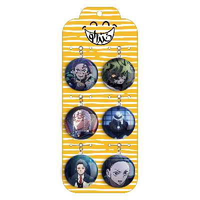 جاکلیدی خندالو مدل انیمه شیطان کش کد 566B مجموعه 6 عددی