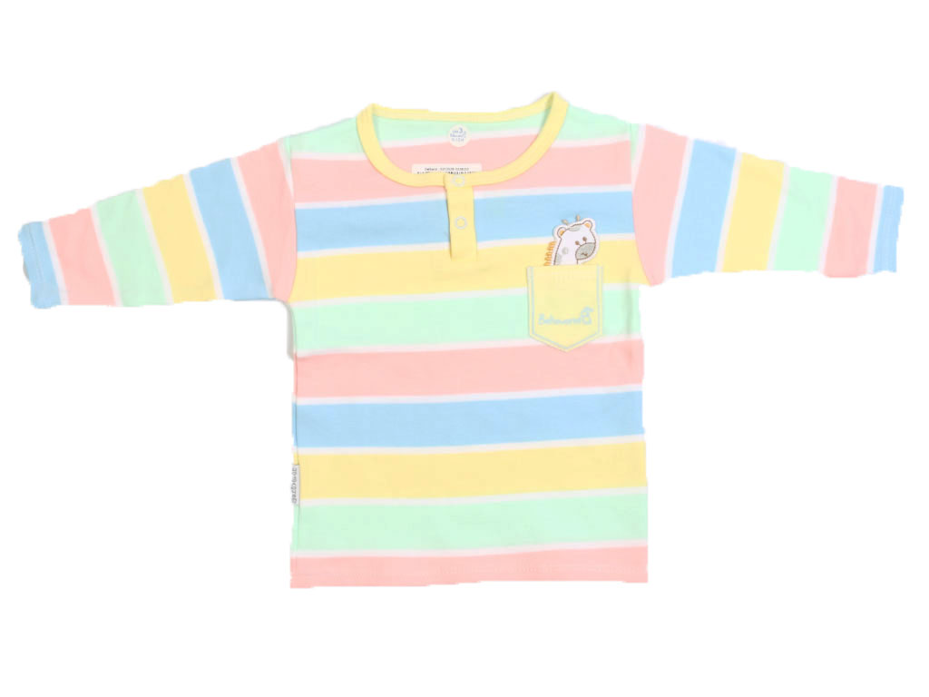 بلوز آستین بلند نوزادی طرح زرافه به آوران Behavaran