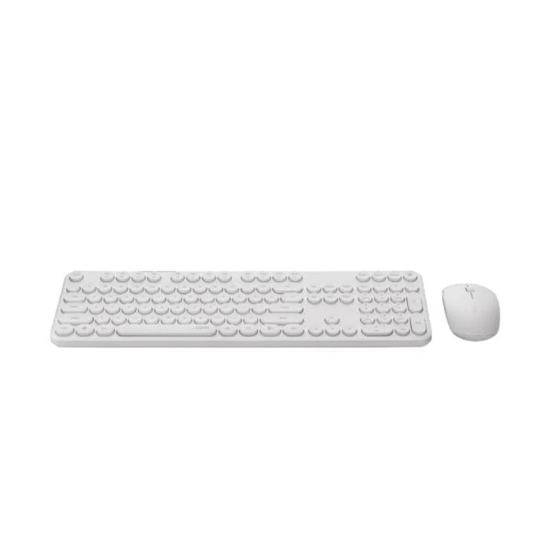 کیبورد و موس بی سیم رپو X260S سفید - خانه وب قم - براکالا
