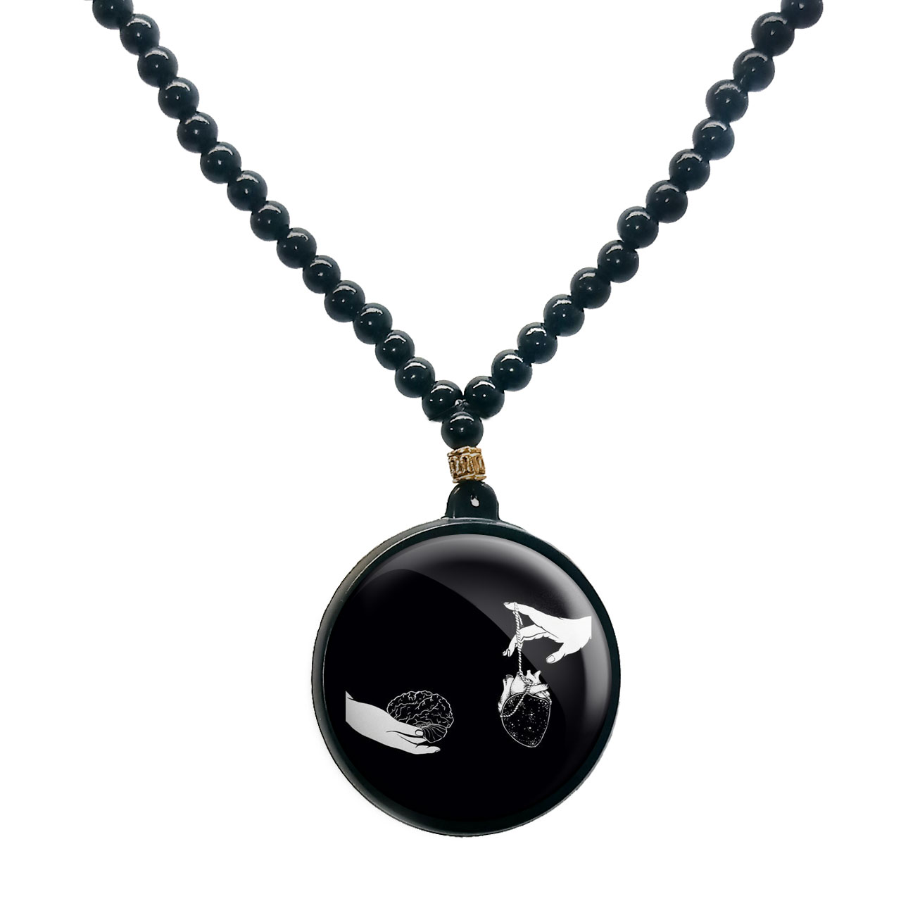 گردنبند پرمانه طرح عاشقانه کد pmd.4373 مدل دو طرفه