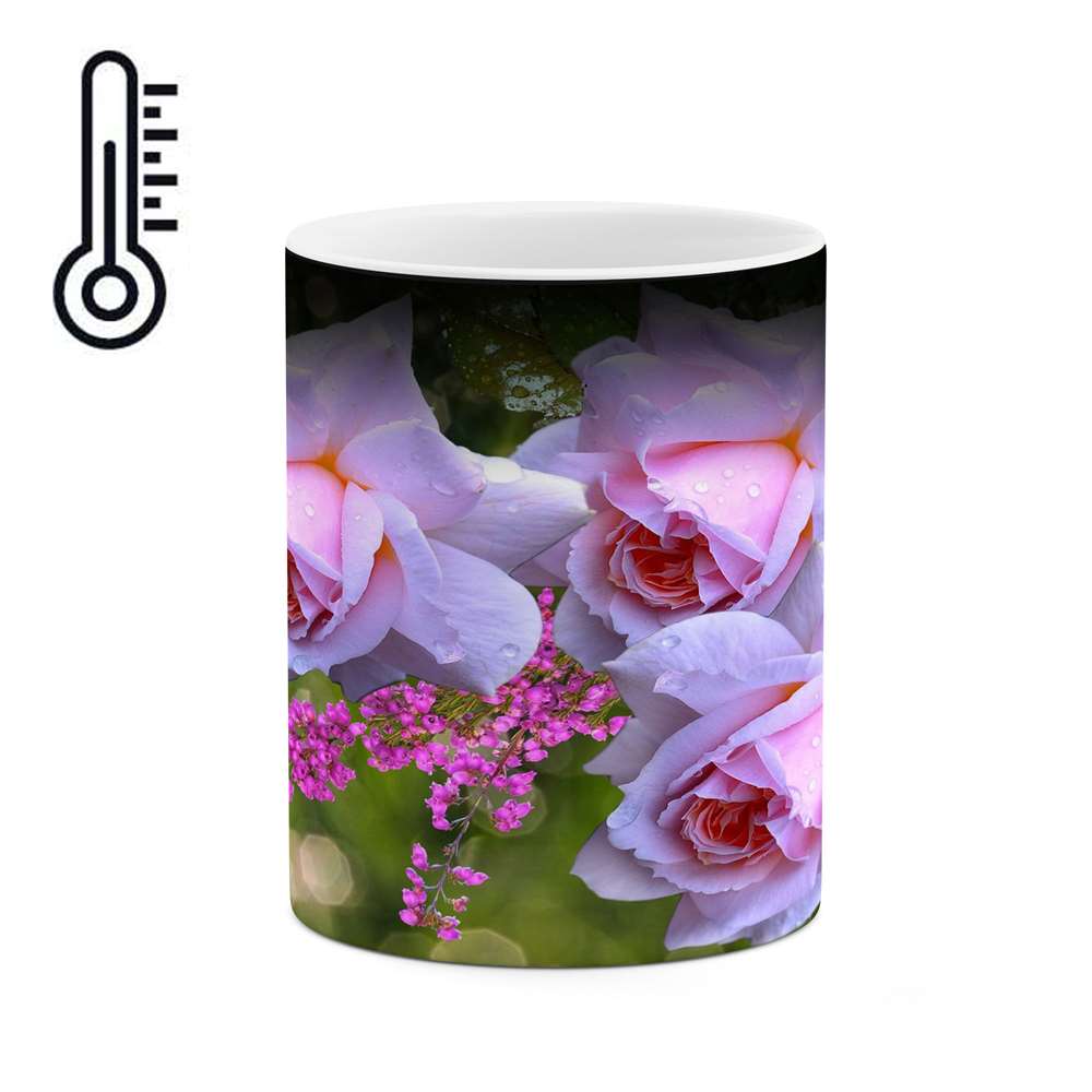 ماگ حرارتی کاکتی طرح گل مدل mgh14431