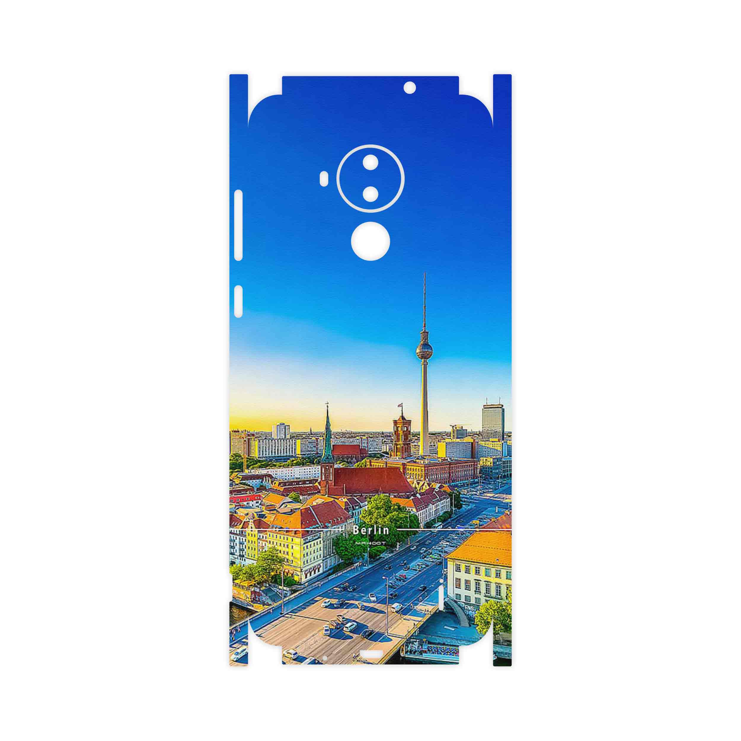 برچسب پوششی ماهوت مدل City of Berlin-FullSkin مناسب برای گوشی موبایل نوکیا C30