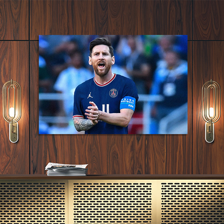 تابلو شاسی آتریسا مدل لیونل مسی طرح فوتبال