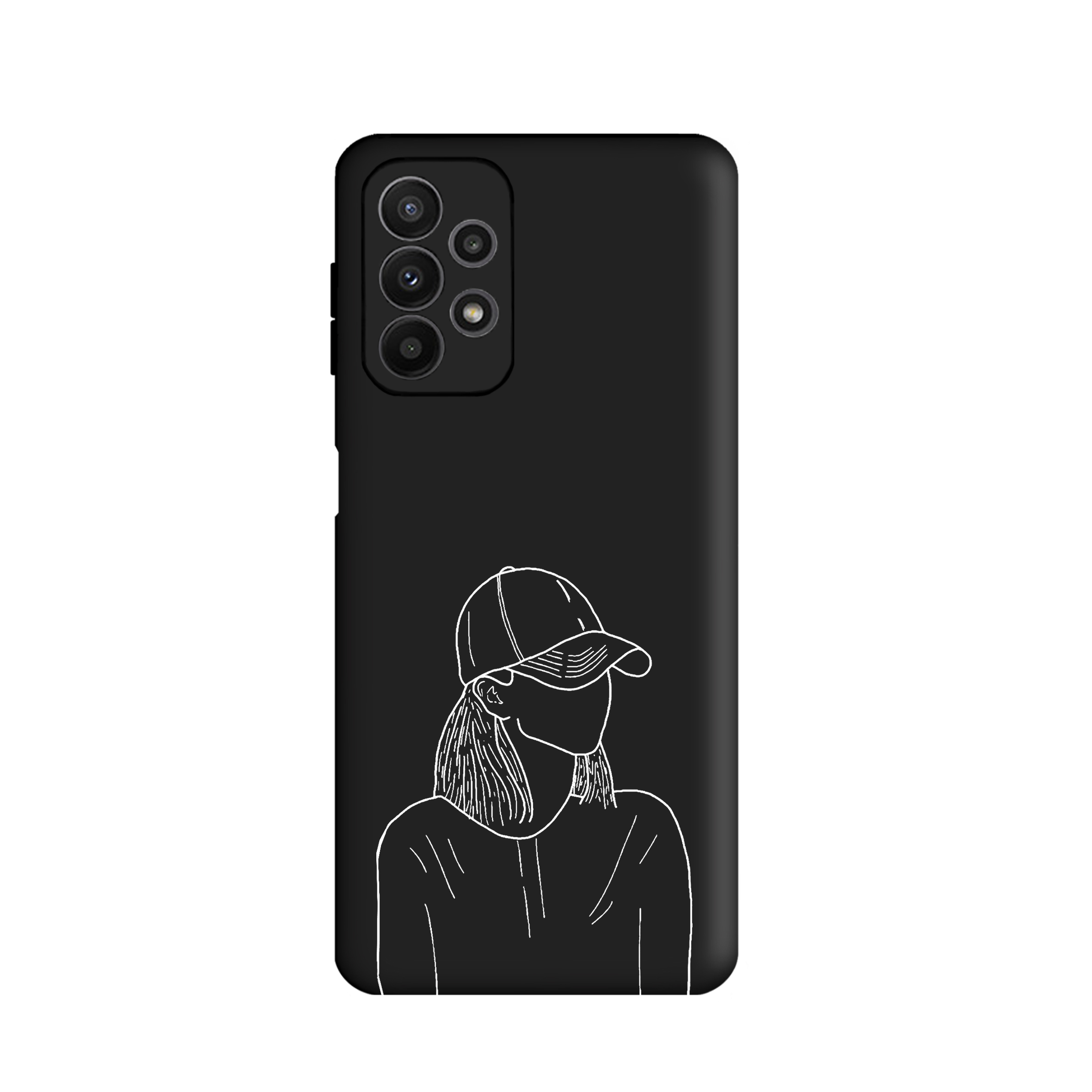 کاور طرح دخترانه مینیمال کد u5944 مناسب برای گوشی موبایل سامسونگ Galaxy A73 