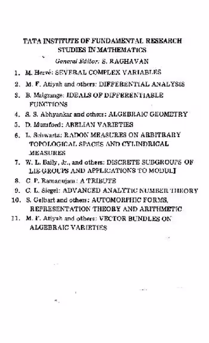 خرید و دانلود نسخه کامل کتاب Vector bundles on algebraic varieties (Proc. Tata Institute,Jan.9-16, 1984, Bombay, 1987)