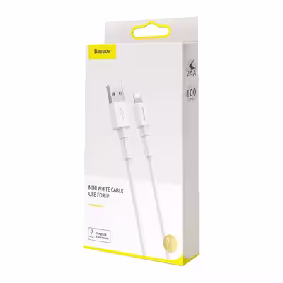 کابل تبدیل USB به لایتنینگ باسئوس مدل lb330 طول 1 متر