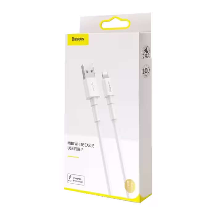 کابل تبدیل USB به لایتنینگ باسئوس مدل lb330 طول 1 متر