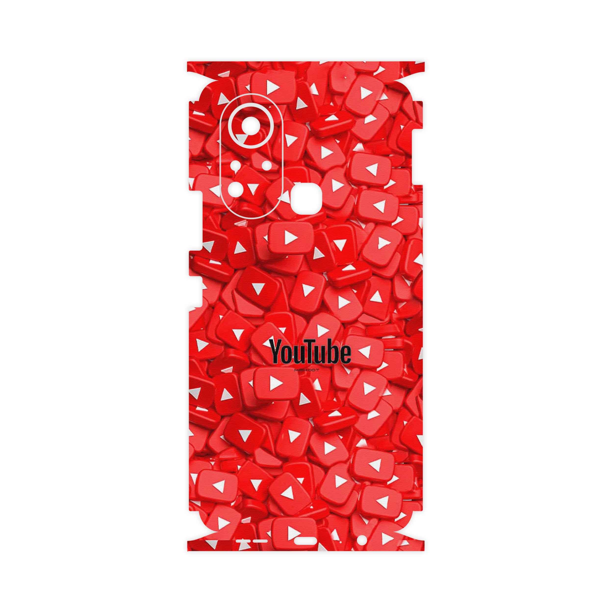 برچسب پوششی ماهوت مدل Youtube-FullSkin مناسب برای گوشی موبایل اینفینیکس Hot 11s