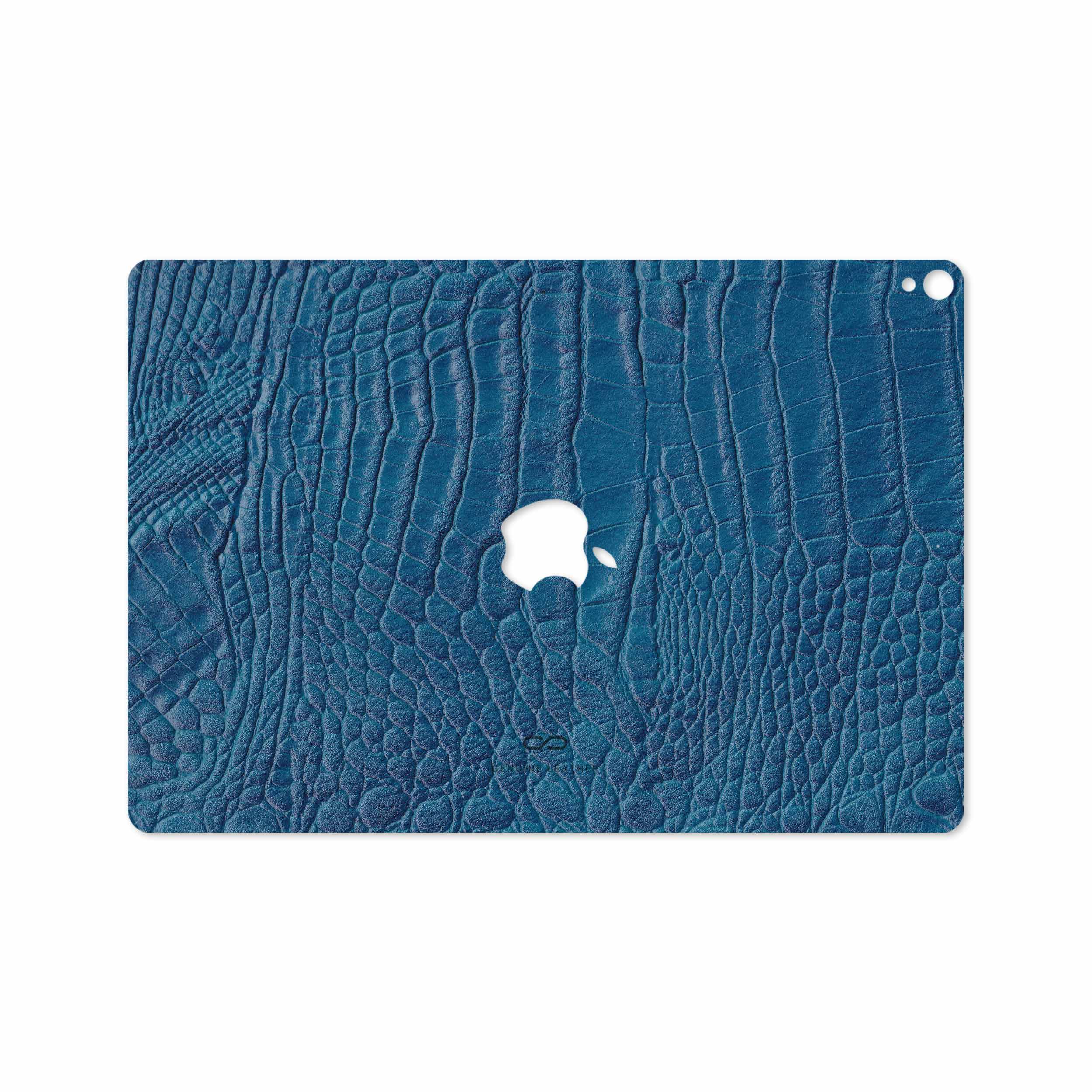 برچسب پوششی ماهوت مدل Blue-Crocodile-Leather مناسب برای تبلت اپل iPad Pro 10.5 2017 A1701